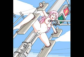 从热的twerking大屁股到热的阴部跳跃从丰满的金发女郎站立的公鸡
